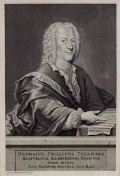 Retrato de Georg Philipp Telemann
